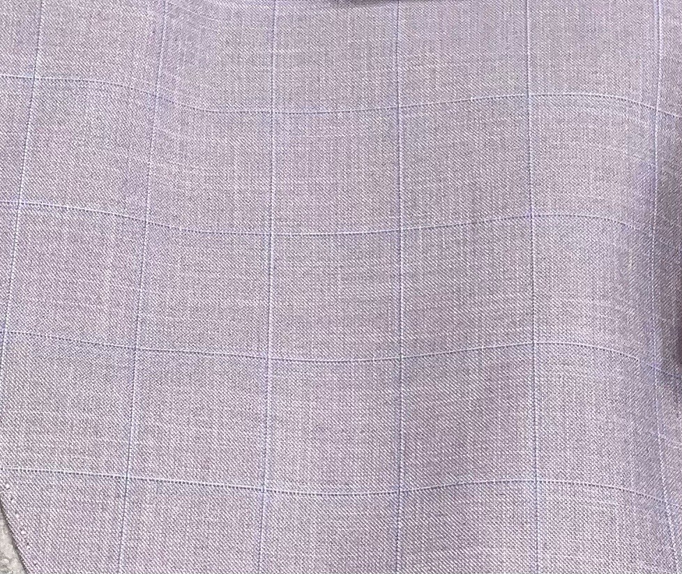 Tayion 44R Regular fit Suit Jacket Blazer Coat Pink Blue Windowpane New NWT