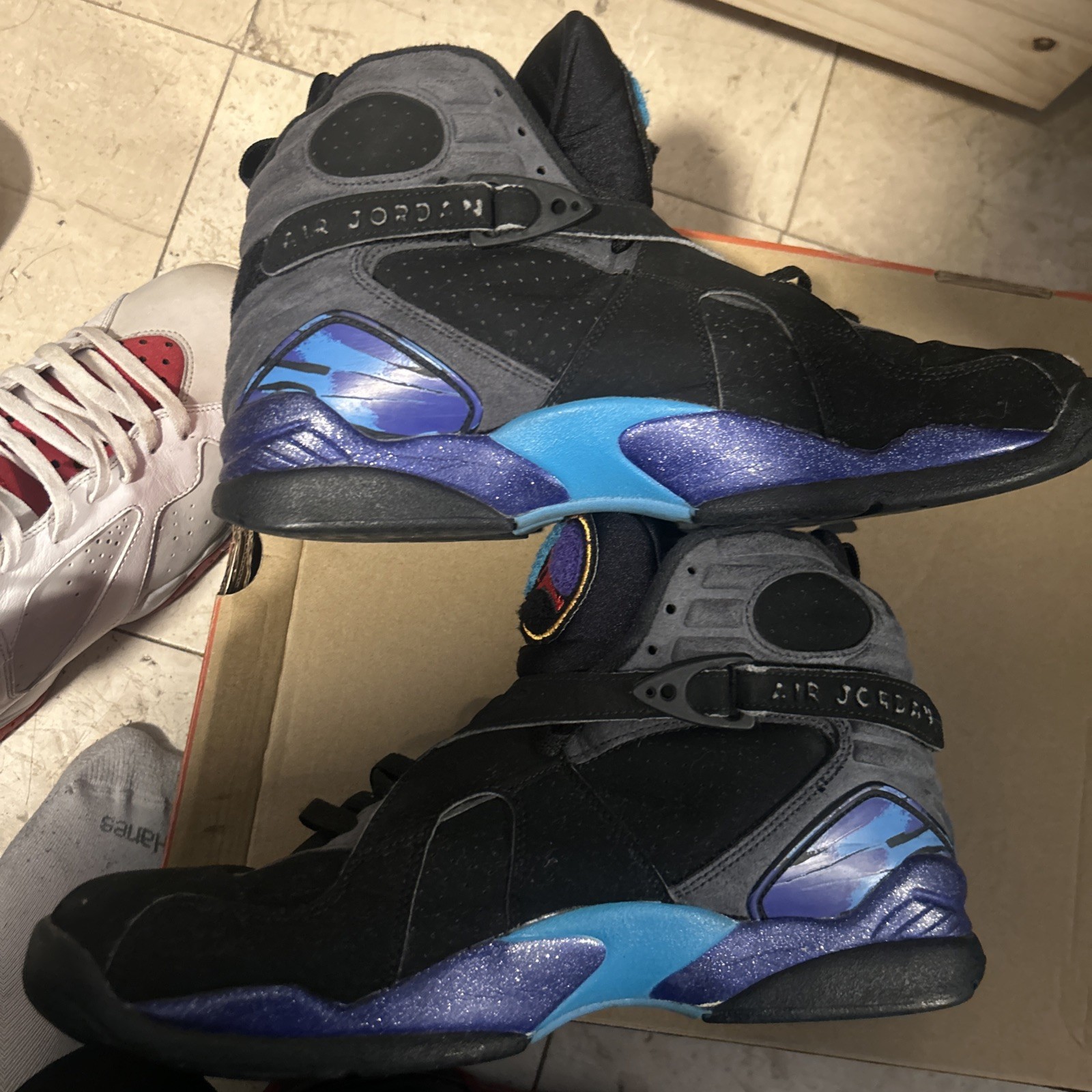 Air Jordan 8 Retro “Aqua” Size 11 – Used – No Box – Read Description