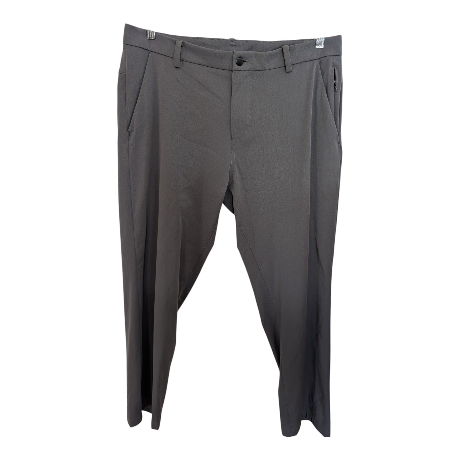 Lululemon Commission Pant Classic Qwick Chino in Charcoal Sze Size 38 Athleisure