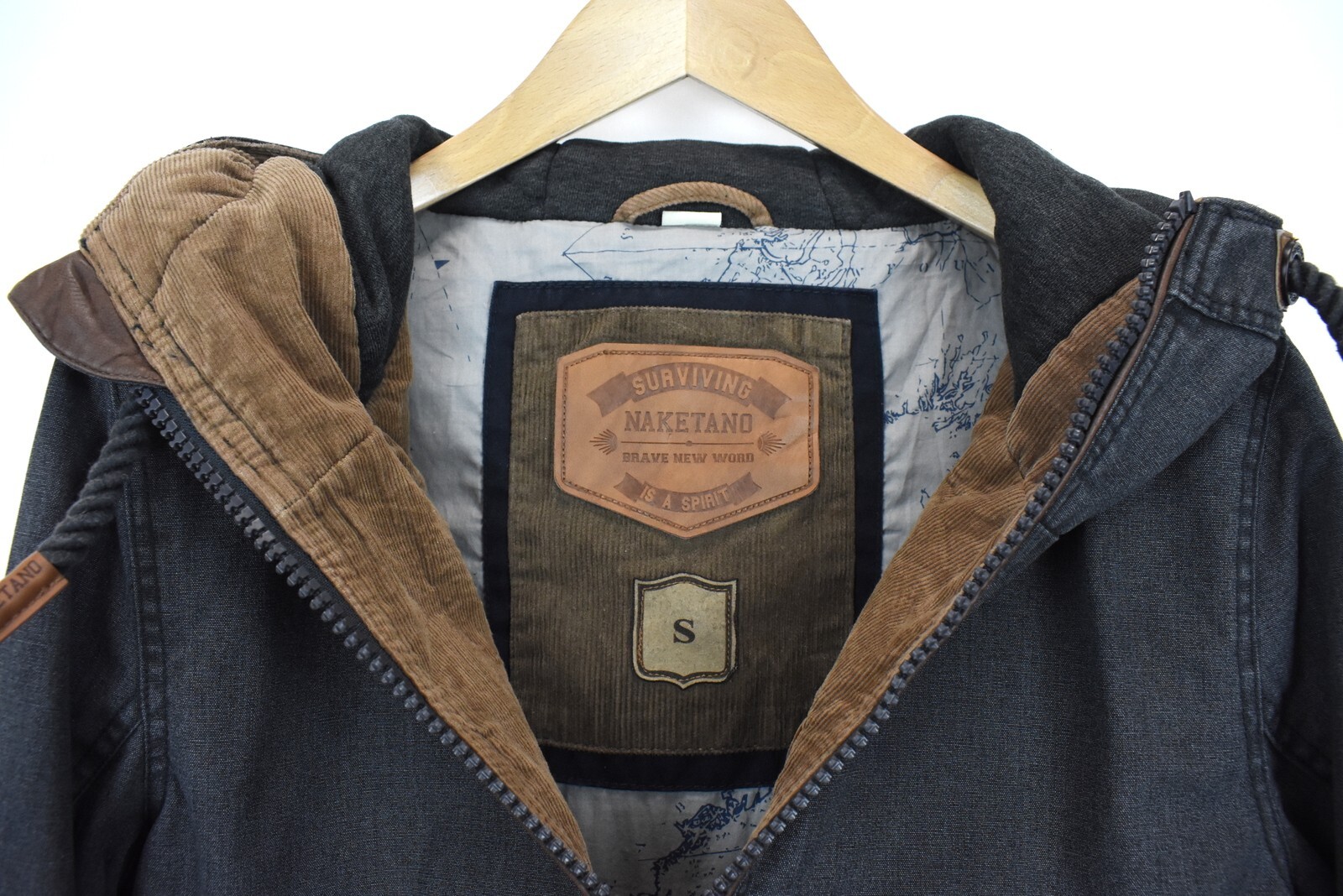 Naketano Jacket Womens Pockets SMALL Zip