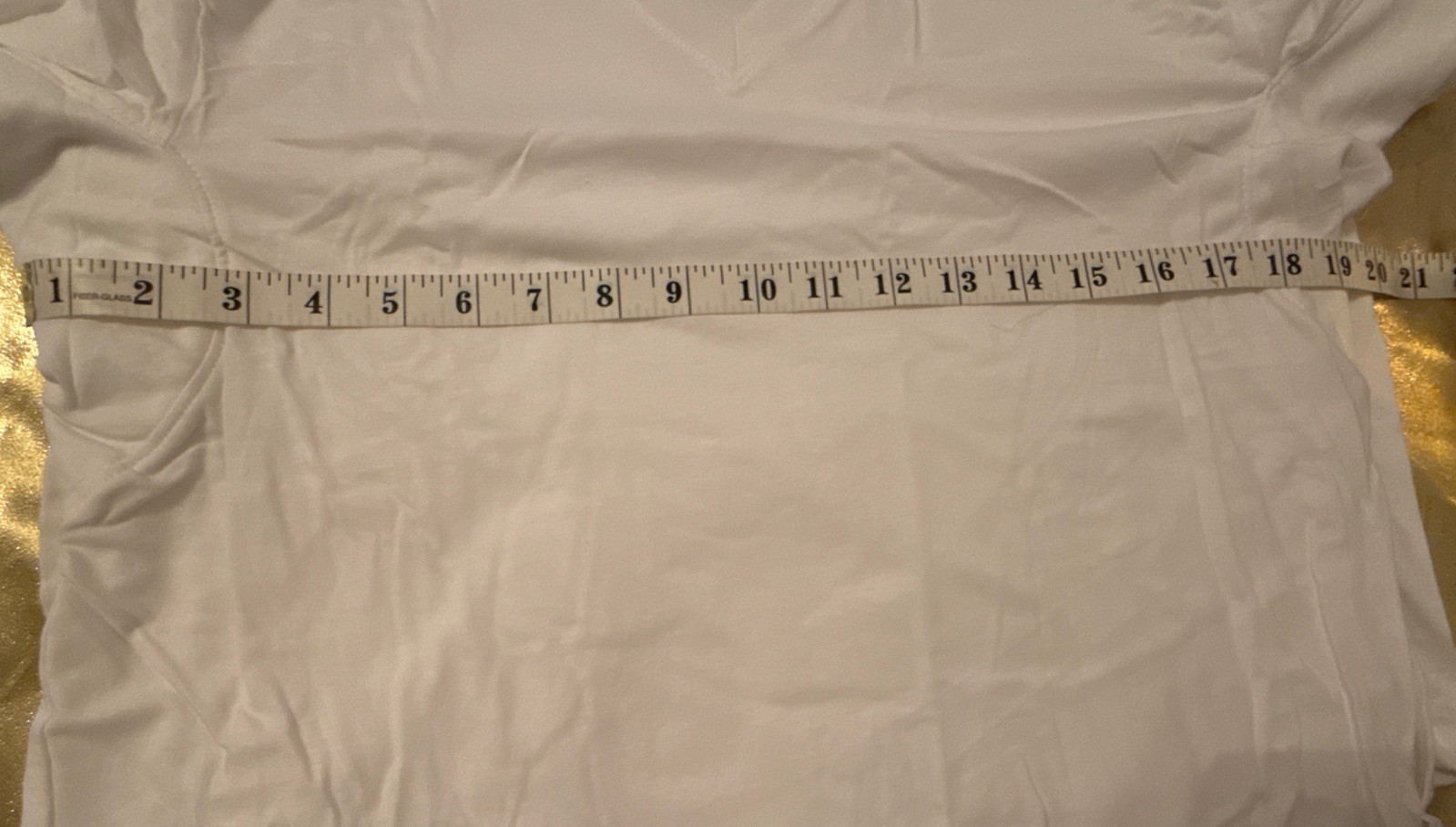 NEW No Packaging Hanes 3 Pack Sweat Block Tee Shirts V-Neck White Size M 38- 40