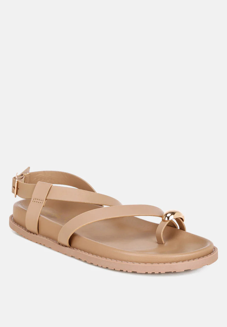Carina Strappy Design Flat Sandals