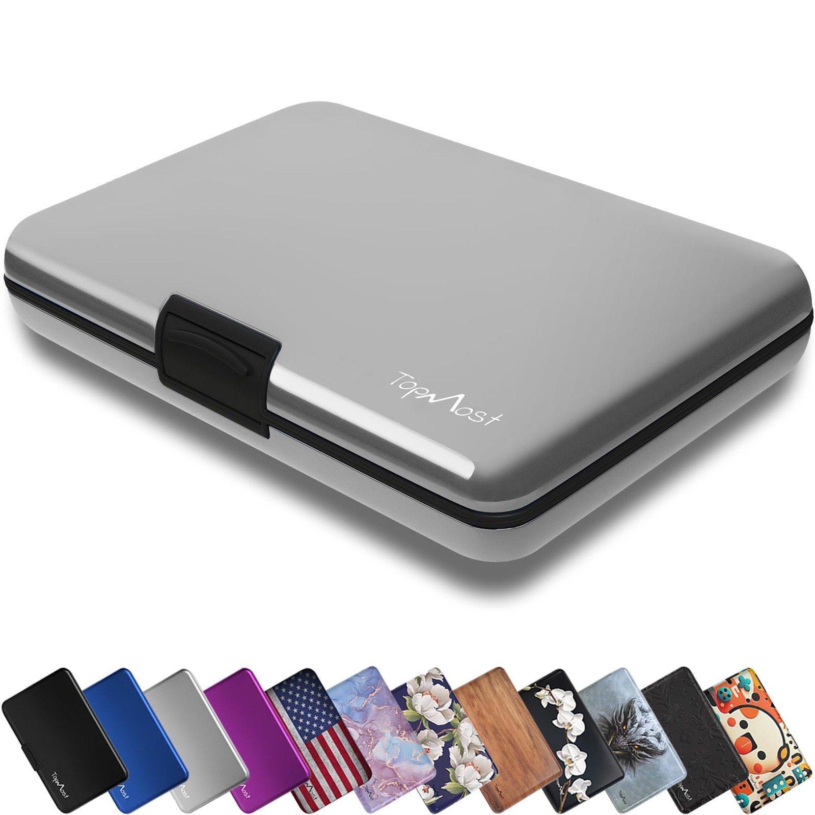 Aluminum Wallet, Card Case Wallet, Metal RFID Credit Card Holder for Men & Wo…