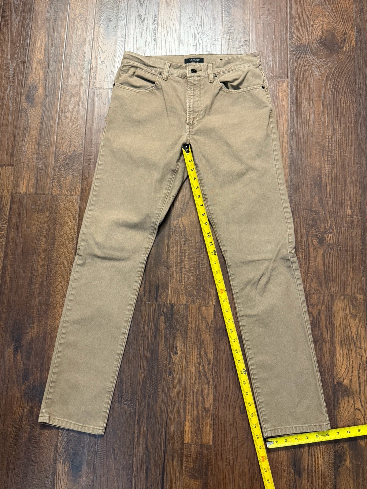 Proof Rover Pant HB Slim 5 Pocket Canvas Jeans Mens 30×30 Huckberry Stretch