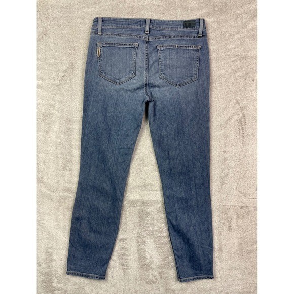 PAIGE Verdugo Crop Jeans Size 29/30 Nadeen Blue Skinny Mid Rise Stretch Women