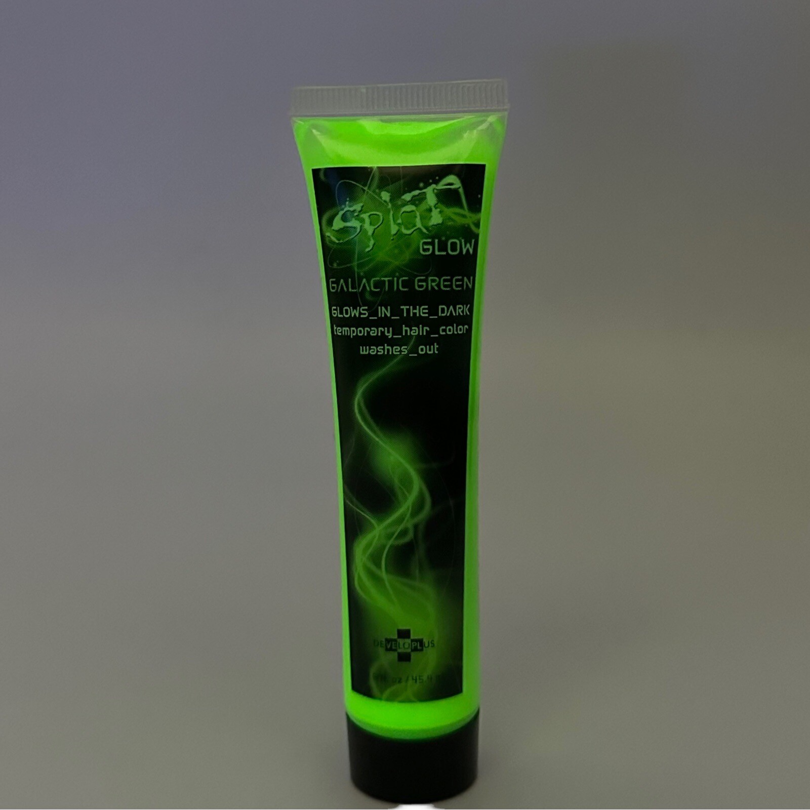 Splat Glow In The Dark Galactic Green Use On Hair & Body Temporary Wash Out