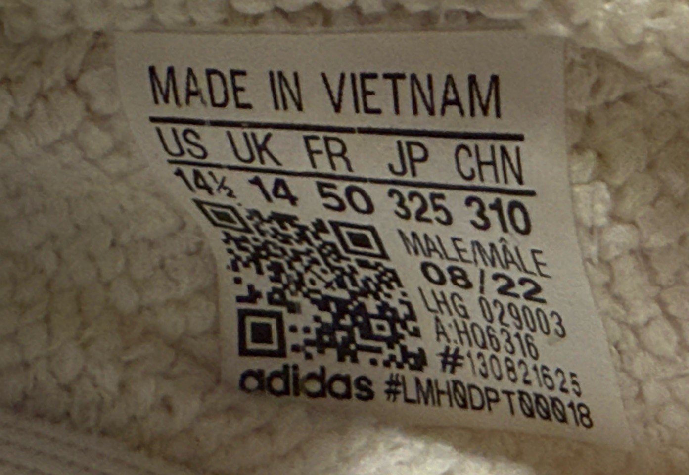 DS Adidas Yeezy Boost 350 V2 Bone/Bone/Bone HQ6316 Men’s U.S. size 14.5 BNIB
