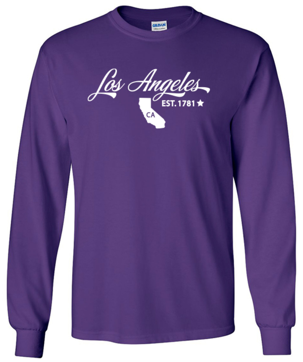 Los Angeles California T-Shirt Long Sleeve Graphic tee