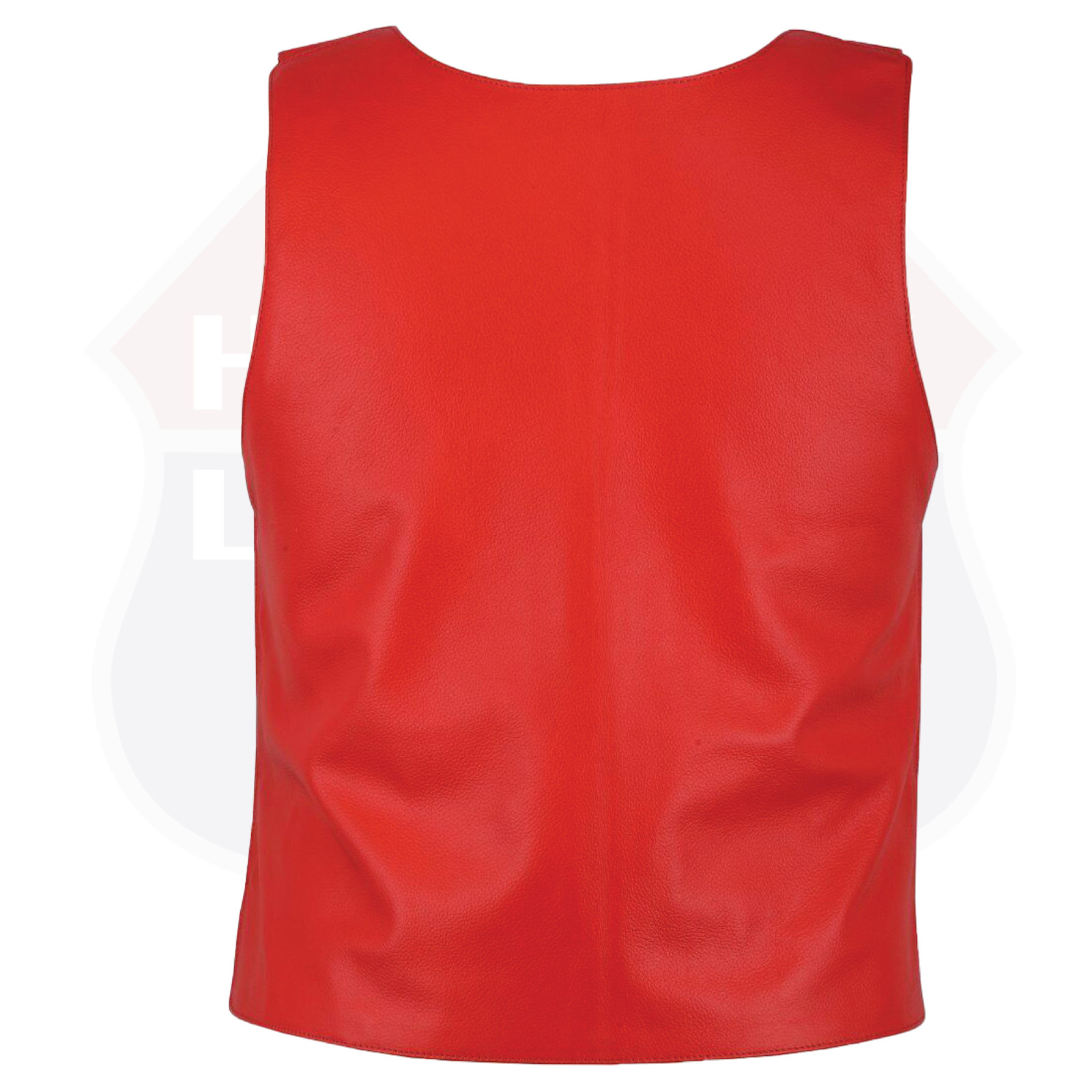 HL11643 Men Bullet Proof style Leather Motorcycle Vest-bikers Club Tactical Vest