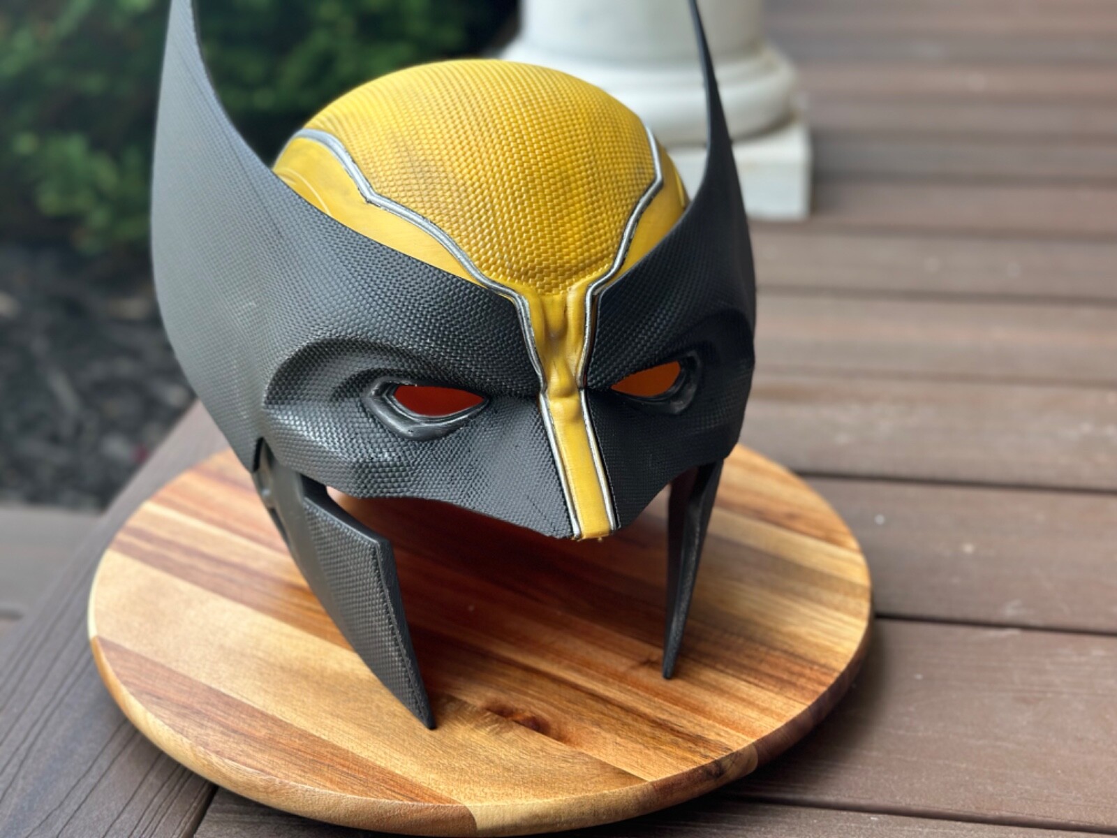 Weathered Wolverine Mask Helmet 3d Printed Logan X-Men Wearable or Display