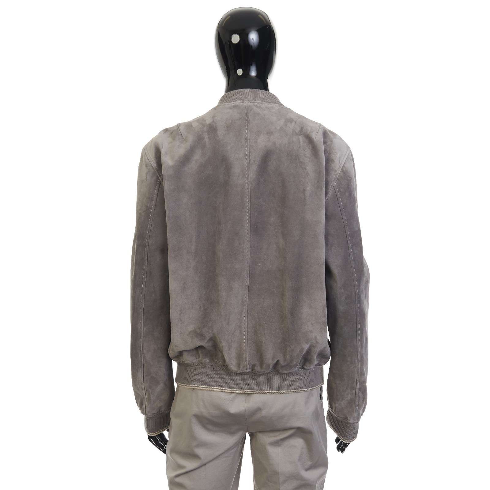 BRETT JOHNSON 4200$ Suede Bomber Jacket