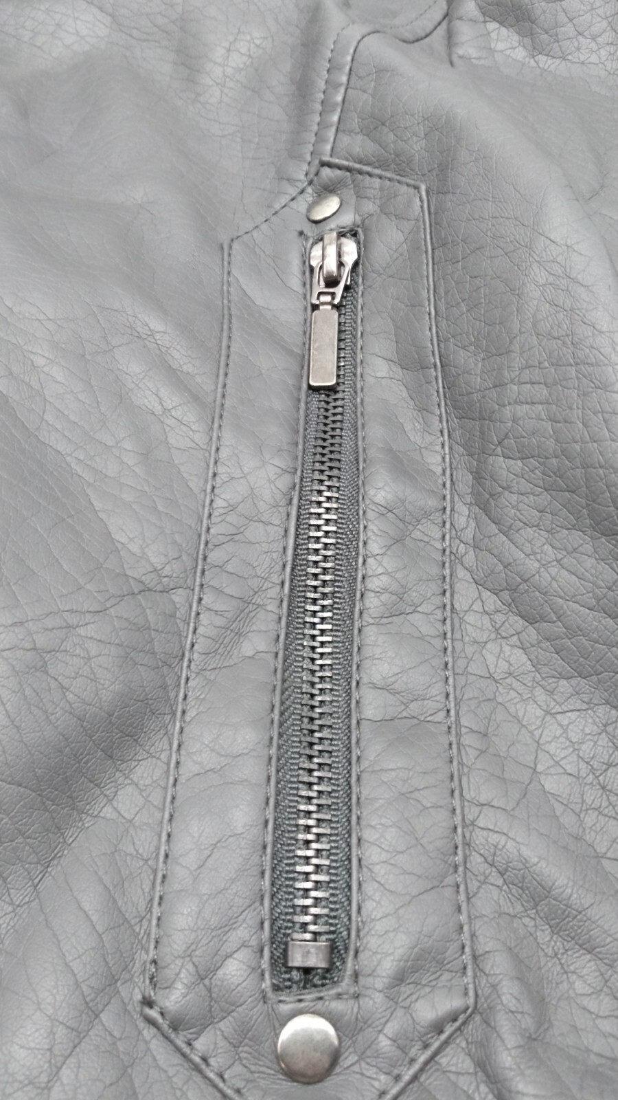 YOKI 100% Vegan Fur Faux Leather Zip-Up Jacket – Women’s Size 1XL NEW!