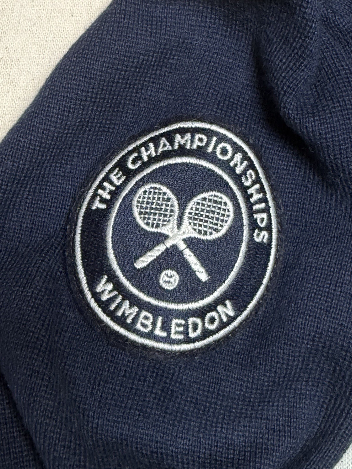 Polo Wimbledon 2019 Hoodie Authentic Size Large Navy Cotton / Cashmere NWT