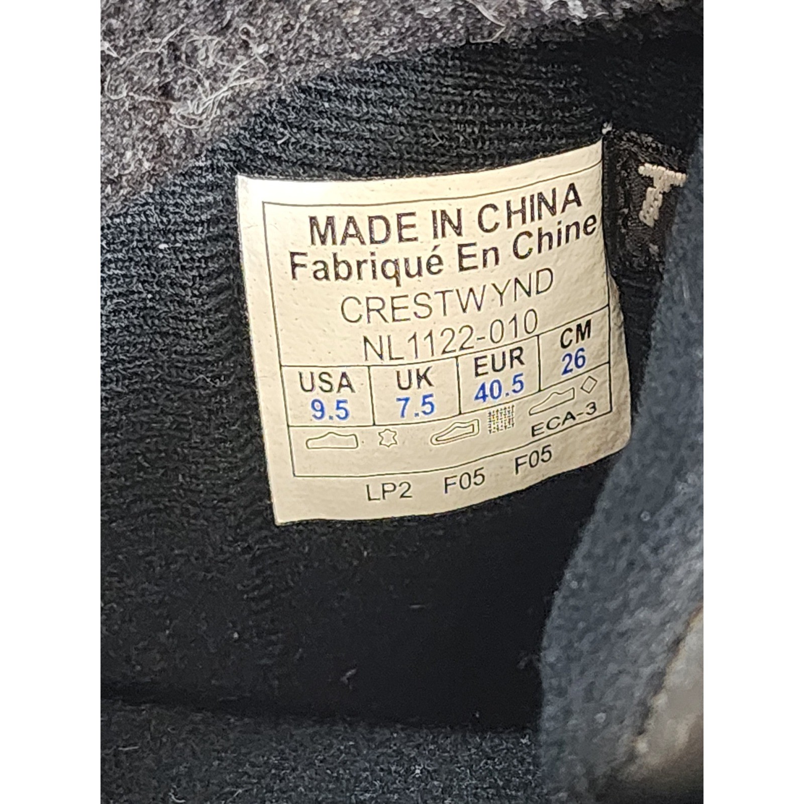 Sorel Crestwynd Winter Boots Women 9.5 Black Zip Front Faux Fur Trim Fair