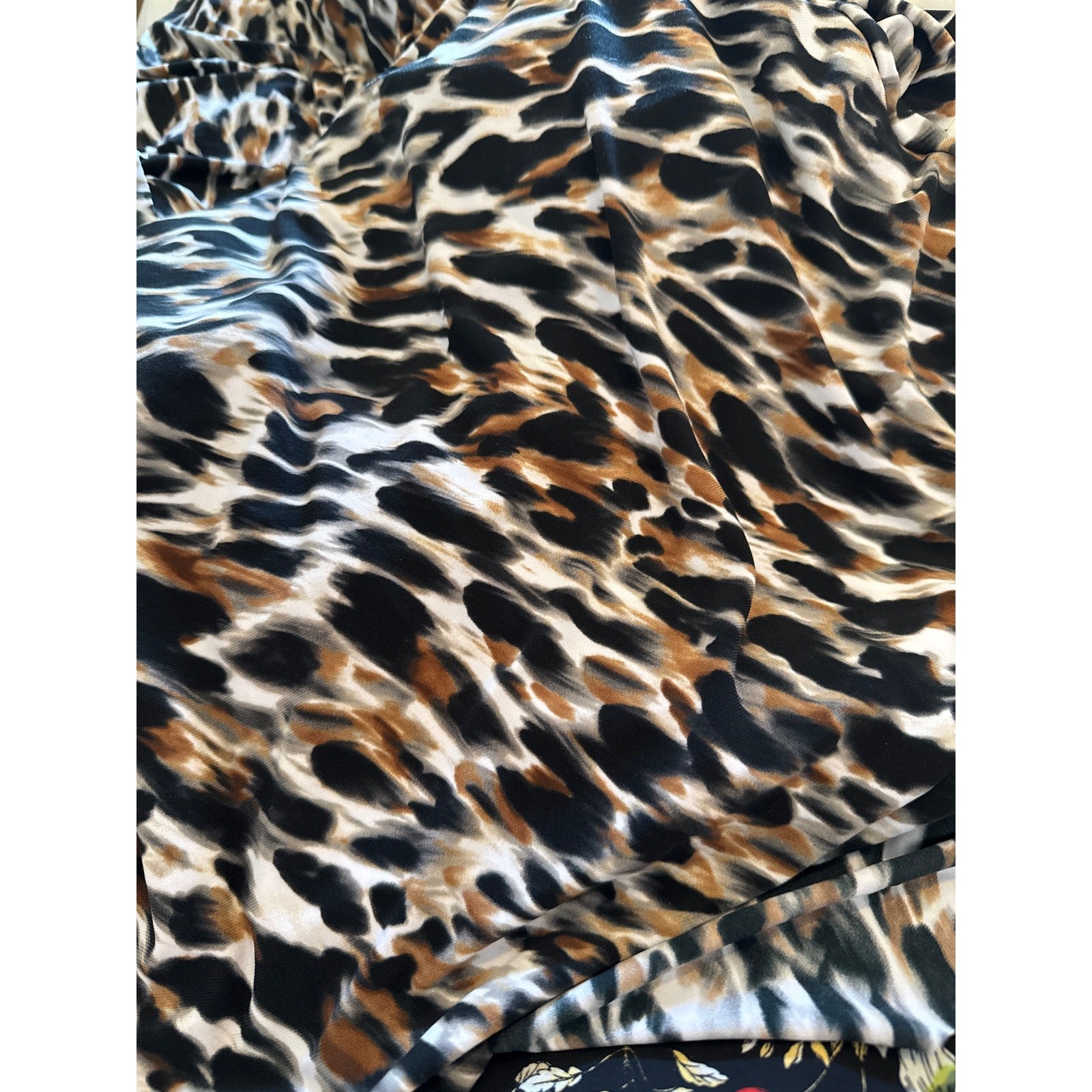 Miraclesuit Fur Realz Dazzle Tankini Top Swim 24W NWT