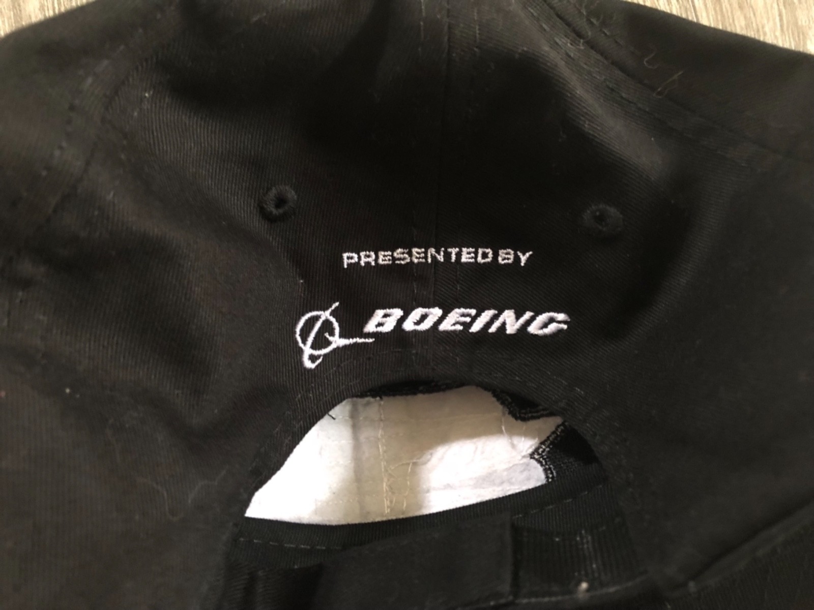 BOEING – Above And Beyond Aerospace Flight Exhibition Hat Strapback Cap Used