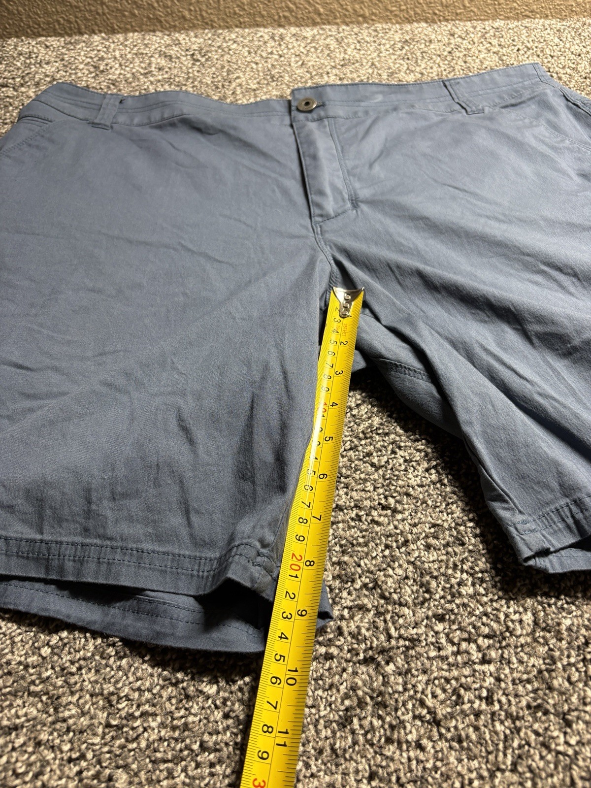 KUHL Resistor Lite Chino Shorts Mens 40 Blue Hiking Golf 9” Inseam 5205