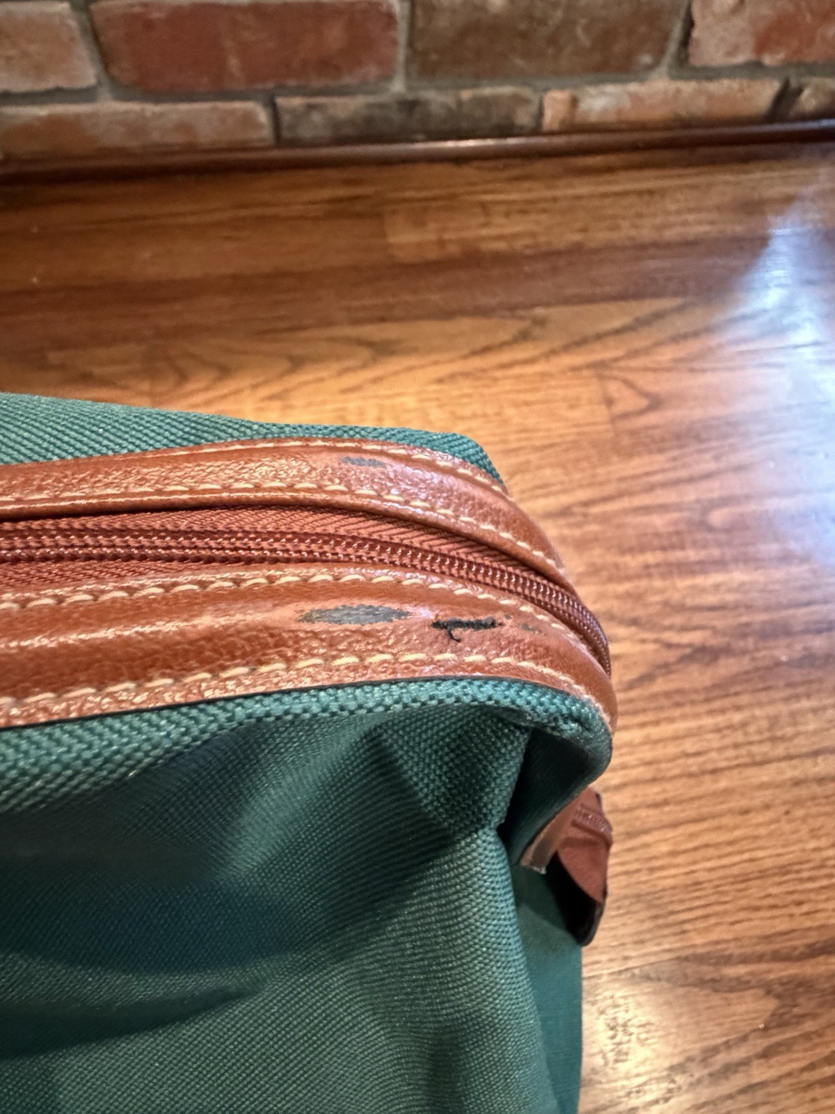 Vintage Ralph Lauren Weekender Duffle Bag 80’s-90’s Green Canvas Travel Tote