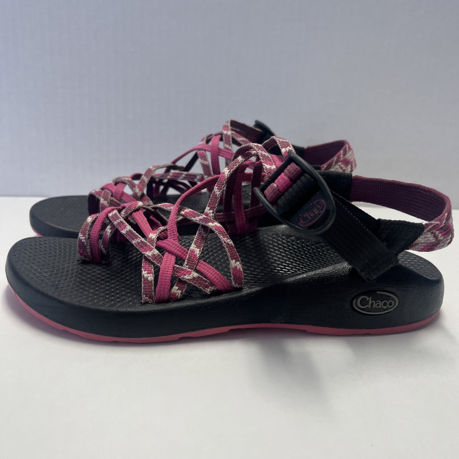 Chaco ZX3 Women’s Waterproof Sandals Size 8 Pink Toe Loop Sports Gorpcore Hiking
