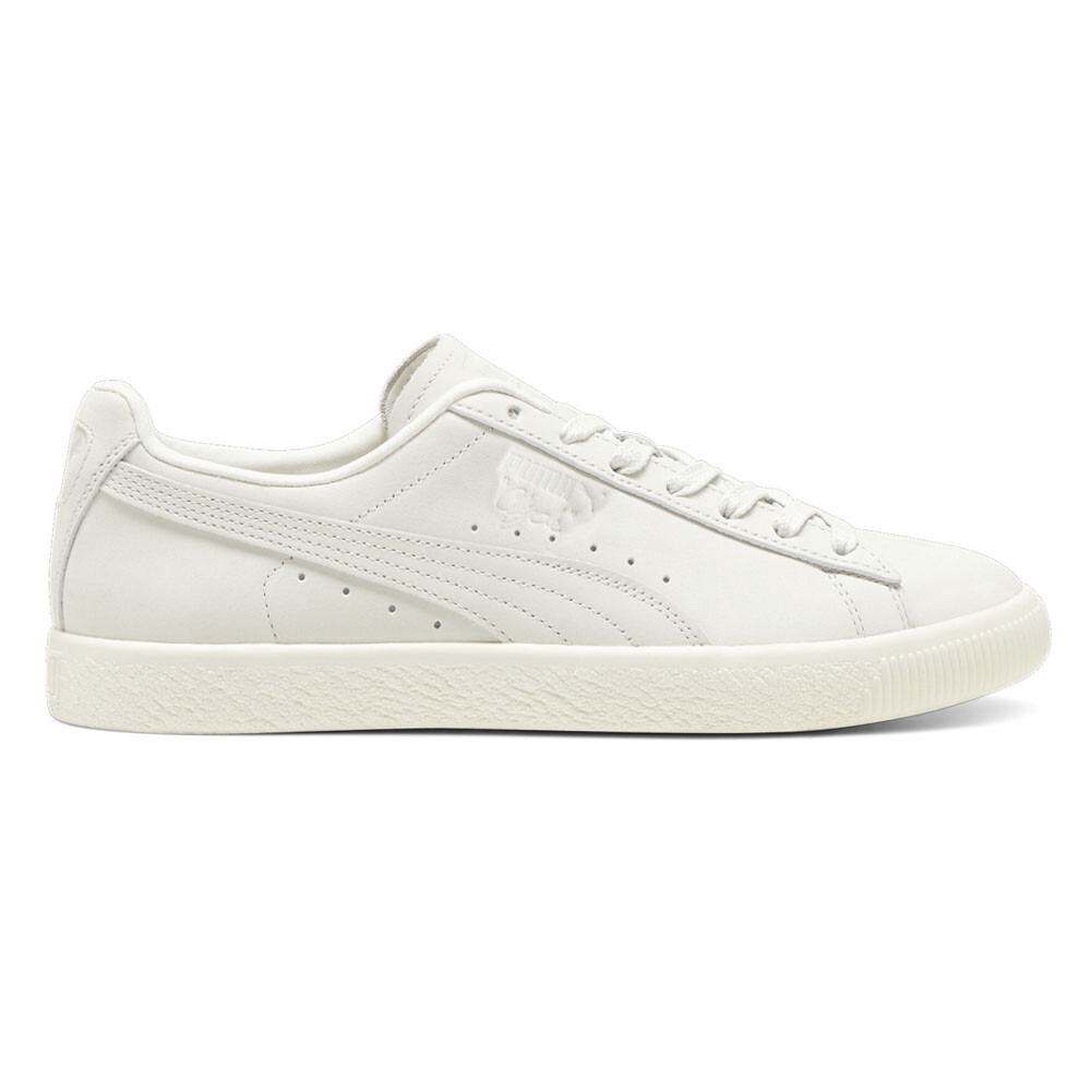 PUMA Clyde Og 75Y Prm Lace Up Mens White Sneakers Casual Shoes 39331402