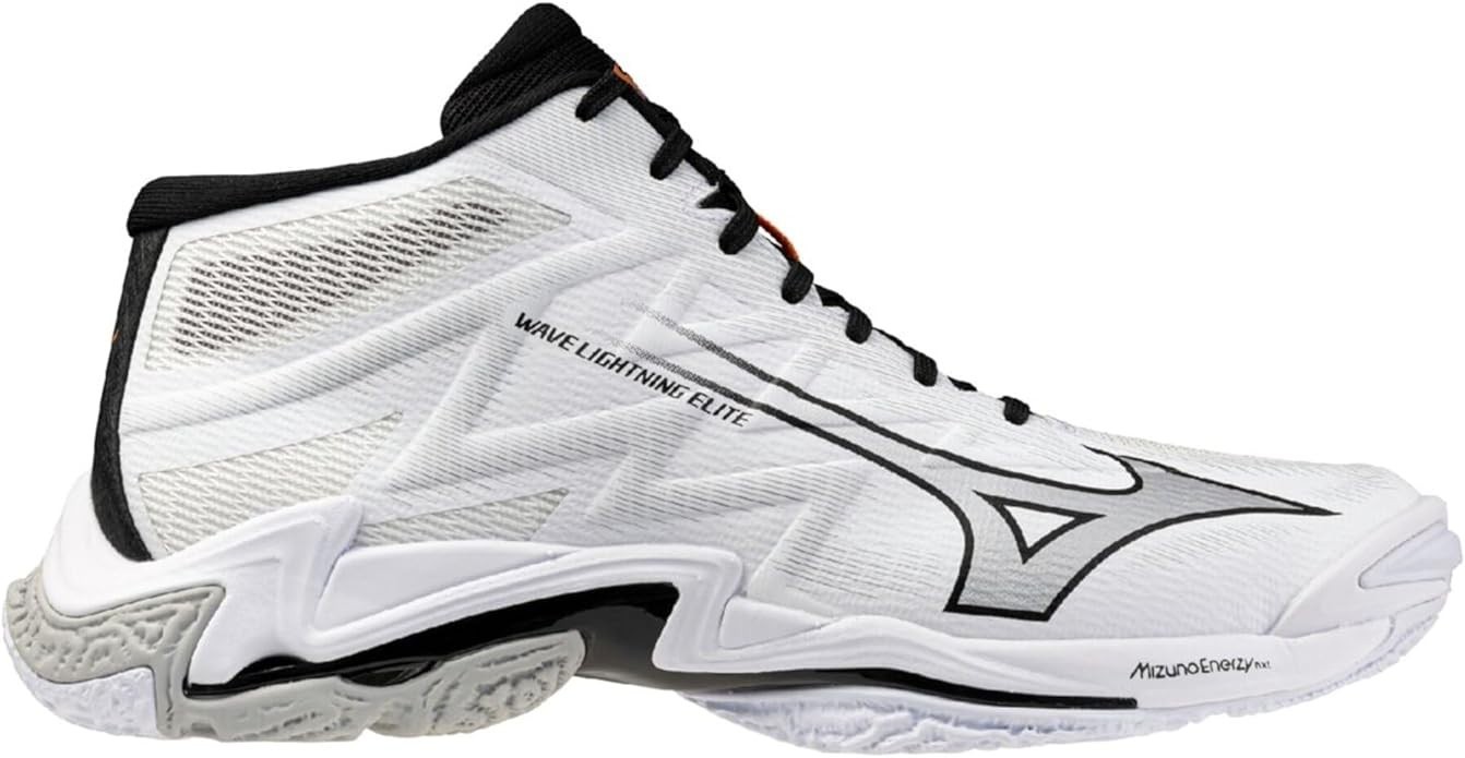 MIZUNO Volleyball Shoes WAVE LIGHTNING ELITE MID V1GA2605 White/Black