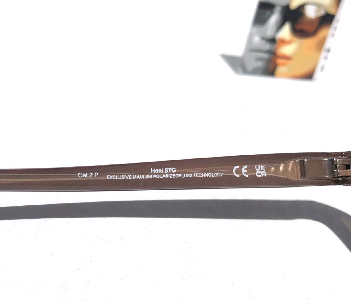 NEW Maui Jim HONI Sandstone & Blue POLARIZED HCL Bronze GLASS Sunglass HS758-22B