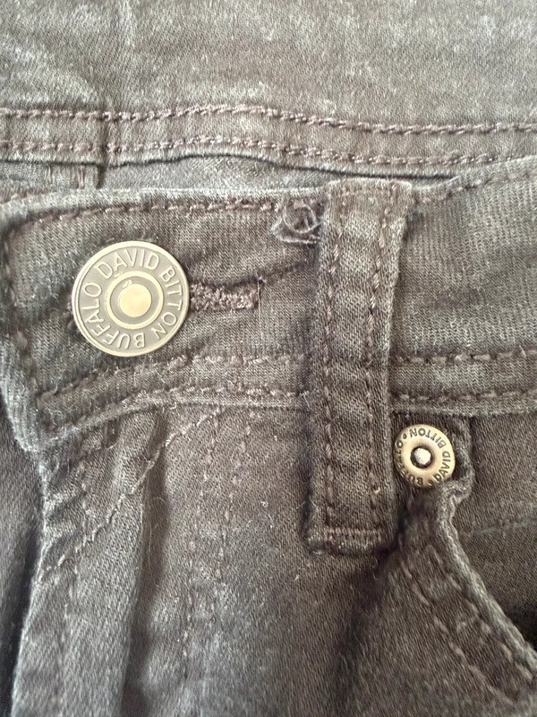 Men’s Buffalo Sarcher Jeans Black Straight Slim Leg Waist 30 Length 32