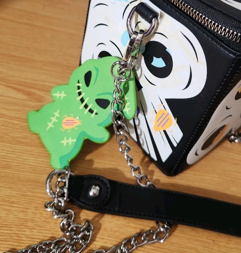DISNEY HER UNIVERSE NIGHTMARE BEFORE CHRISTMAS CUBE PURSE BAG OOGIE BOOGIE