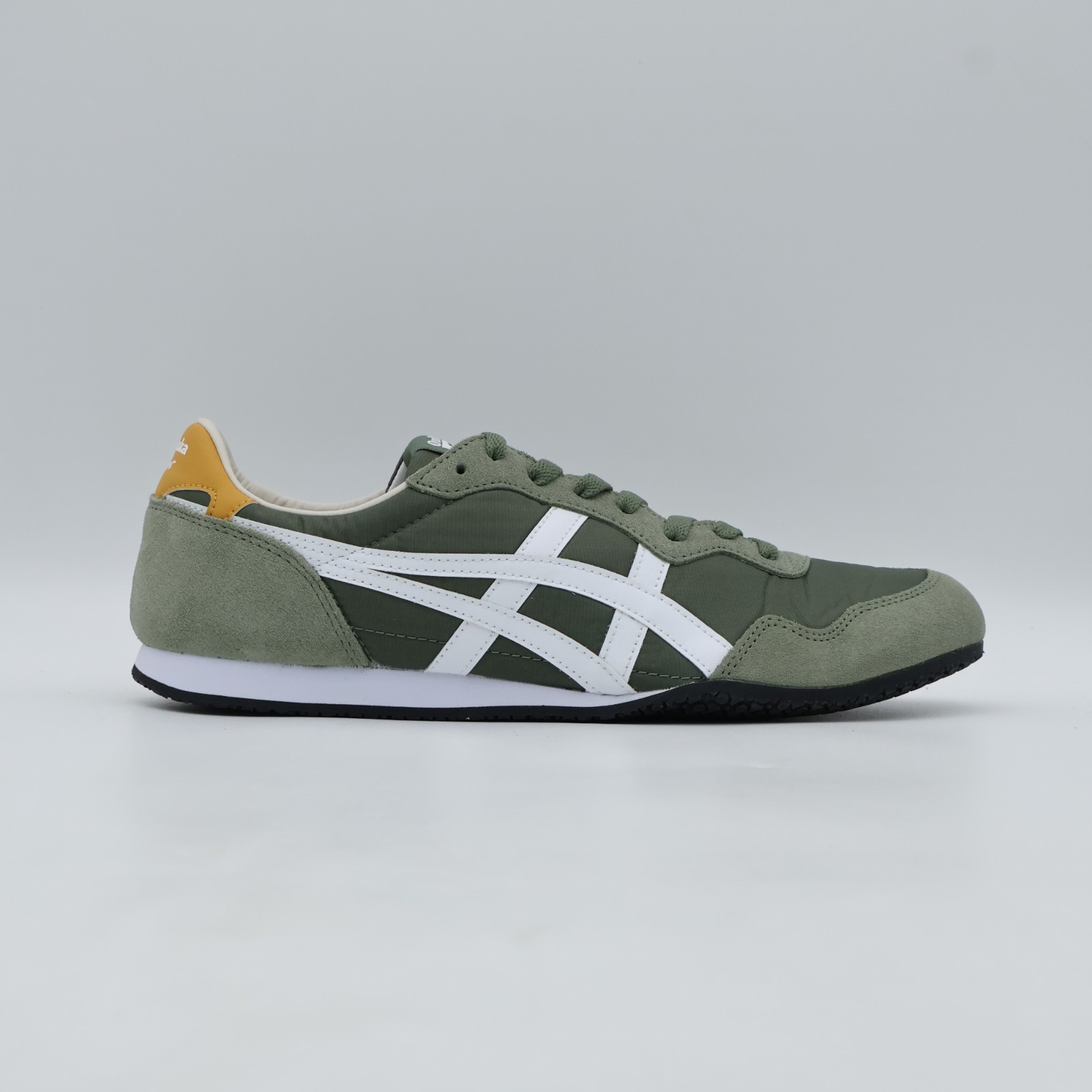 1183B400-304 Onitsuka Tiger SERRANO BURNT OLIVE WHITE (Men’s)