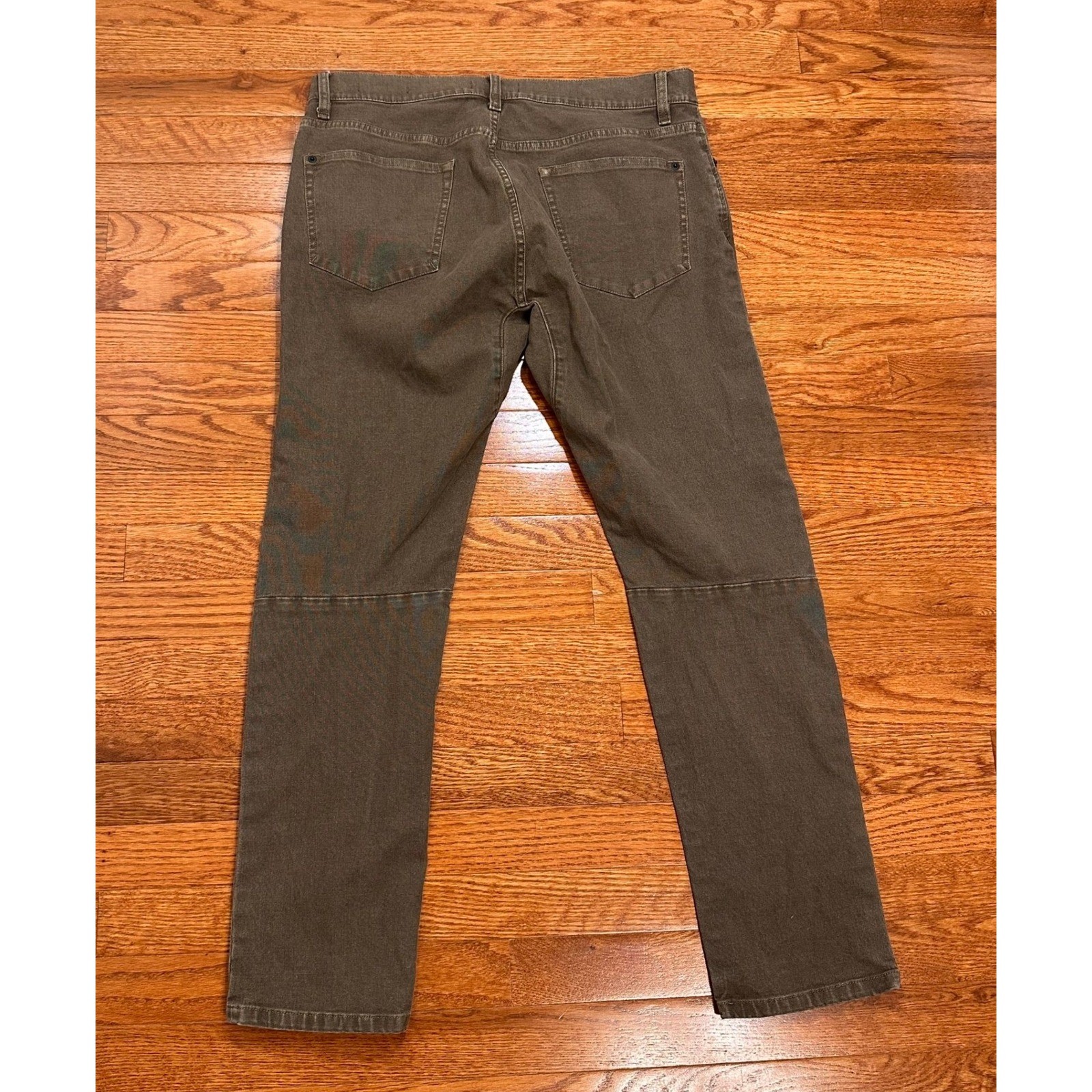 Proof Rover Slim Pants Mens 32×30 Brown Canvas Stretch Outdoor Hiking Workwear