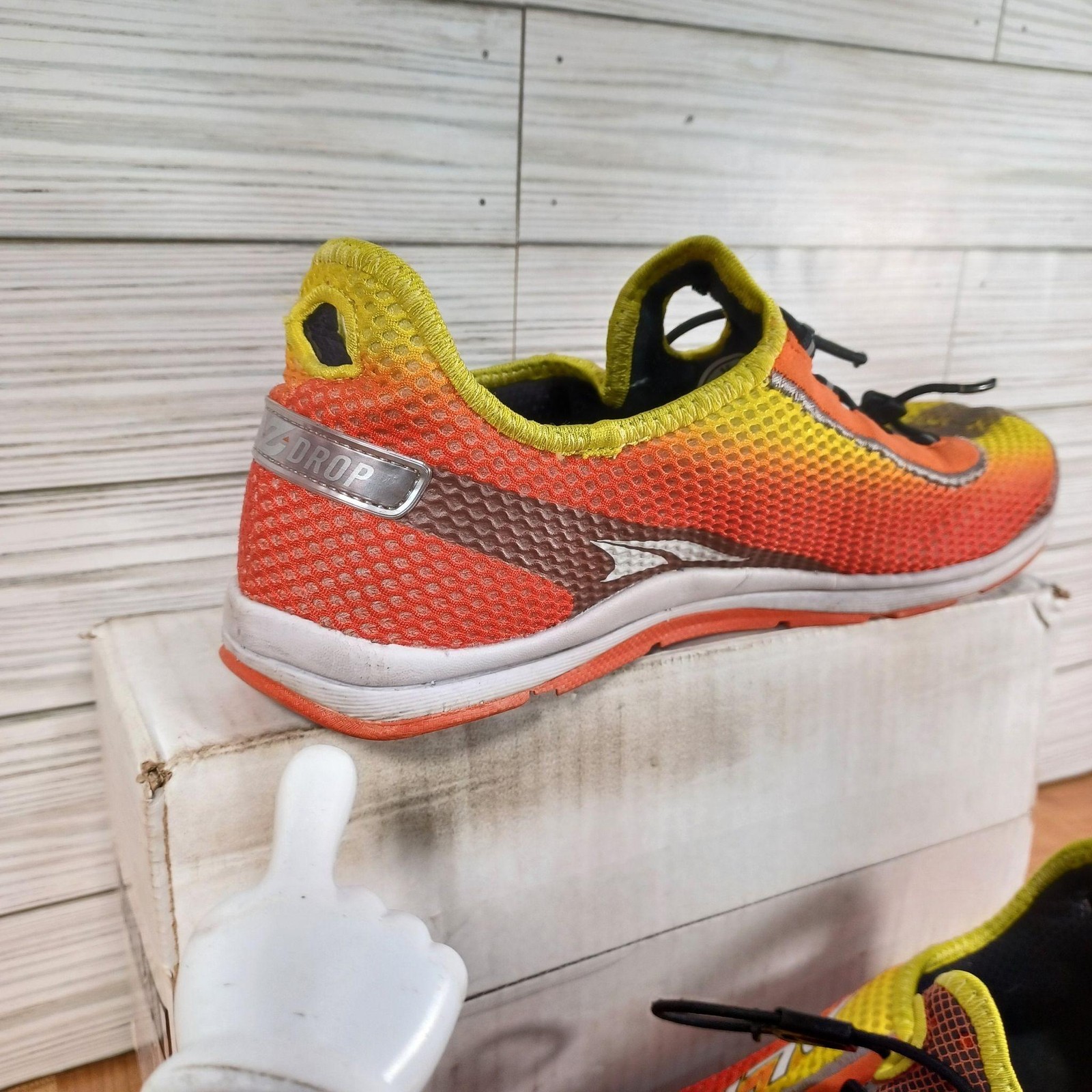 Altra 3Sum Shoes Mens Size 10 Contour Footbed Orange Running Low Top Zero Drop