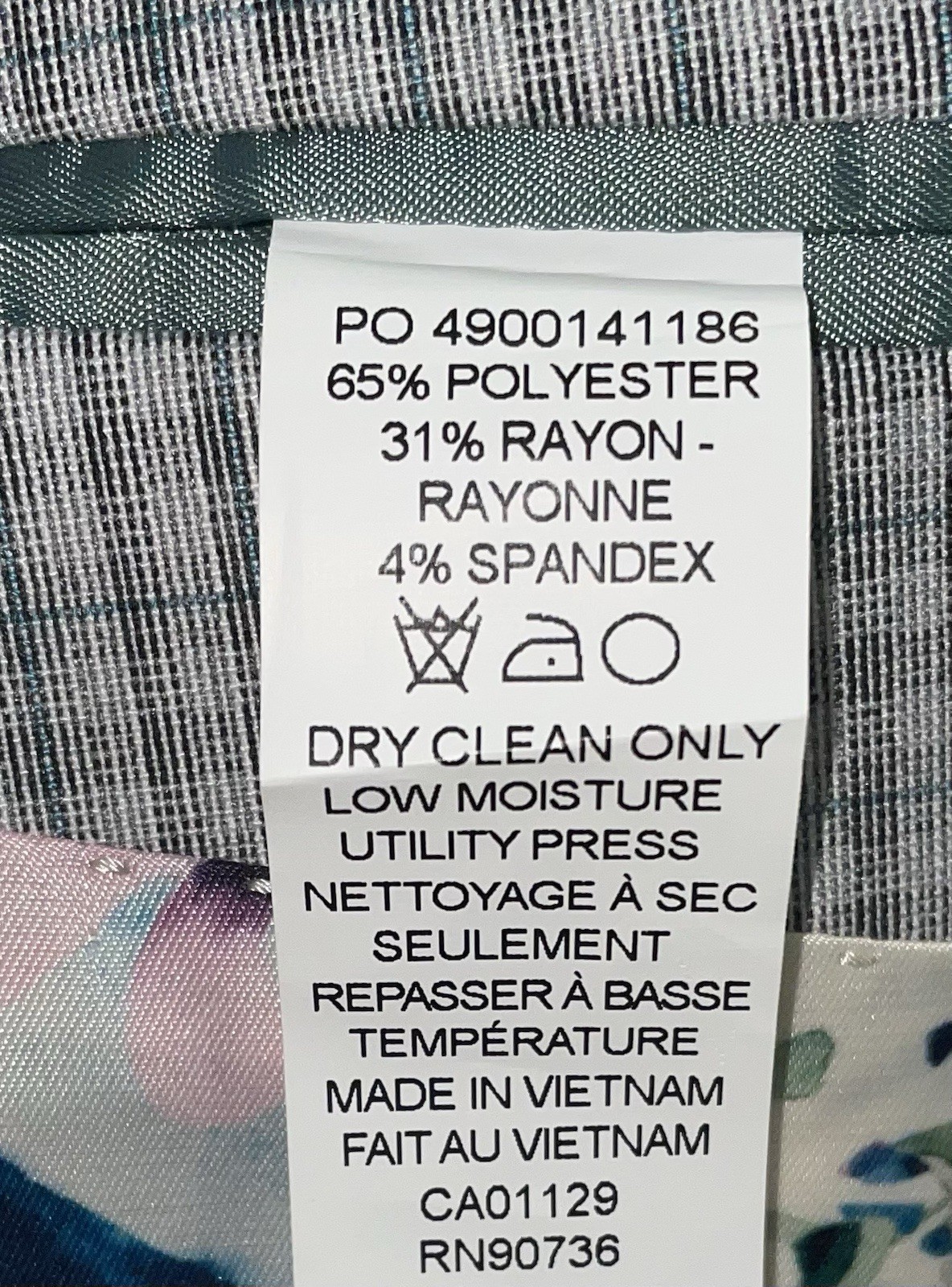 Tayion 42L Classic fit Suit Jacket Blazer Grey Green Check Sport Coat New NWT