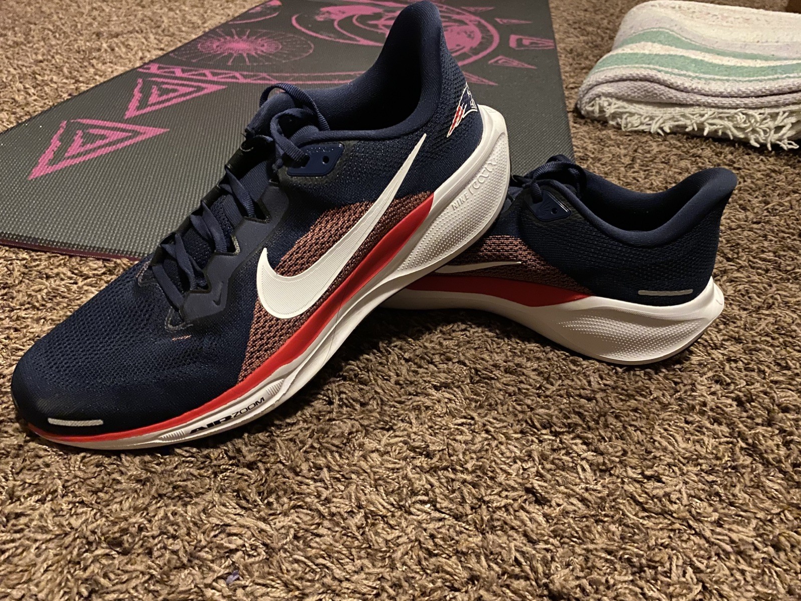 Men’s Nike Air Pegasus 41 NFL – New England Patriots – Mens 12D – Good