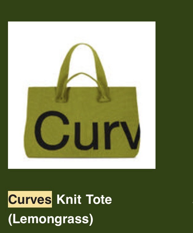 Curves By Sean Brown Lemongrass Tote Bag