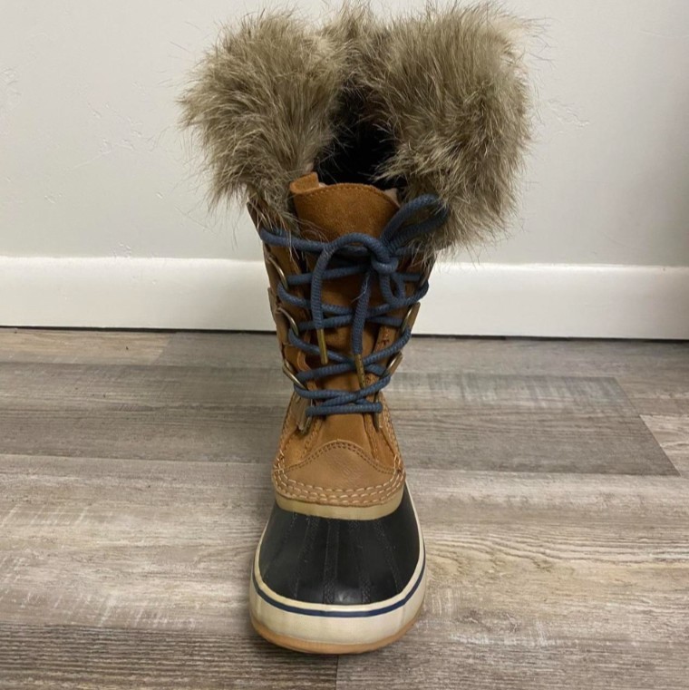 Sorel Waterproof Boots Women Camel Brown Black Suede Sz 6.5 – Joan Of Arctic