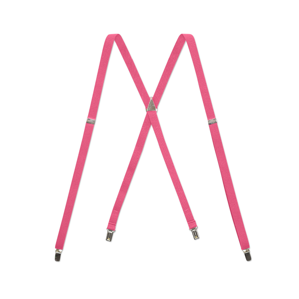 Men’s Thin Suspenders – X/Y Back with Chromed Snap Ons, USA Made