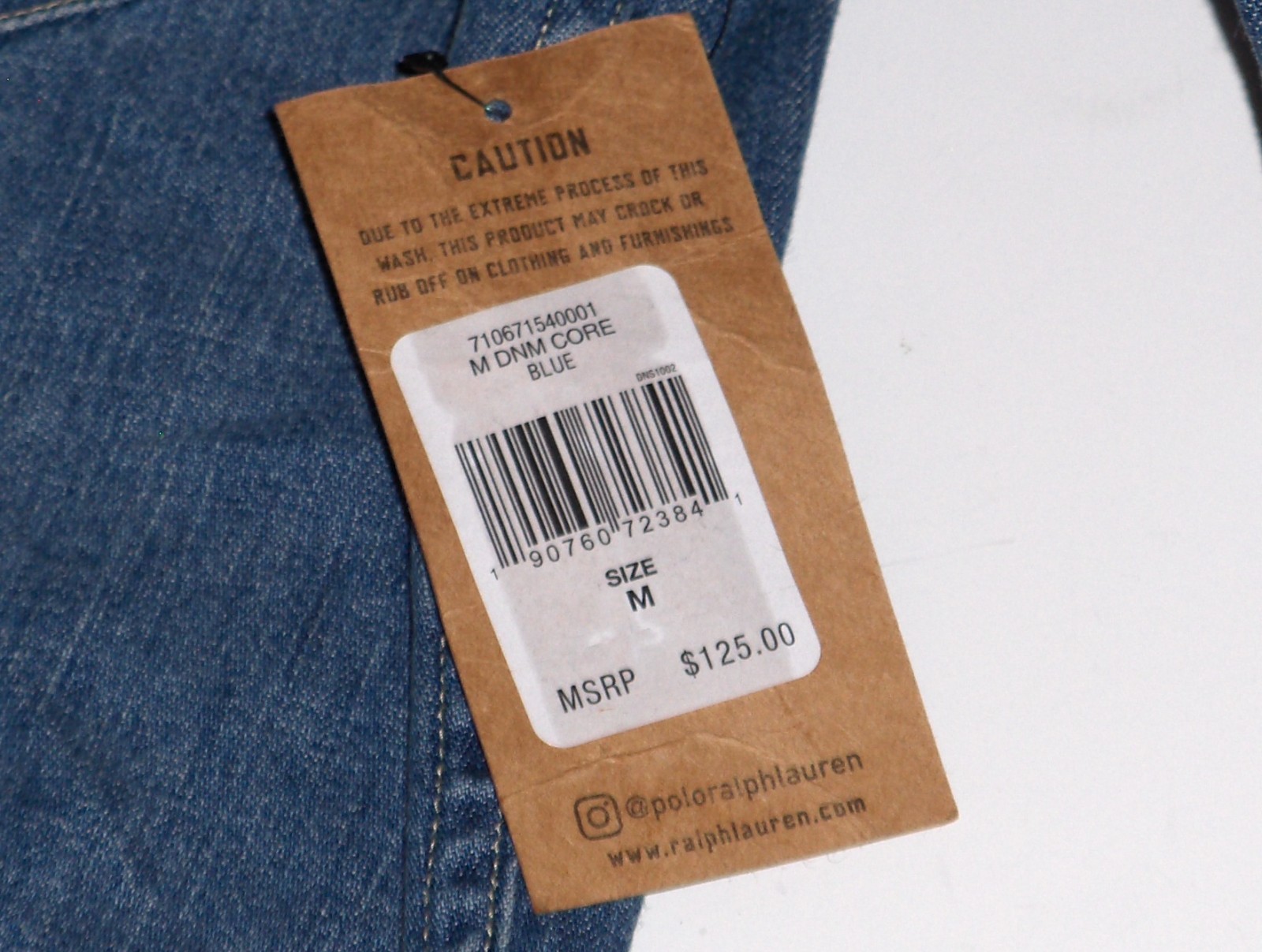 POLO RALPH LAUREN Men’s Long Sleeve Classic Fit Denim Western Snap Shirt, BLUE