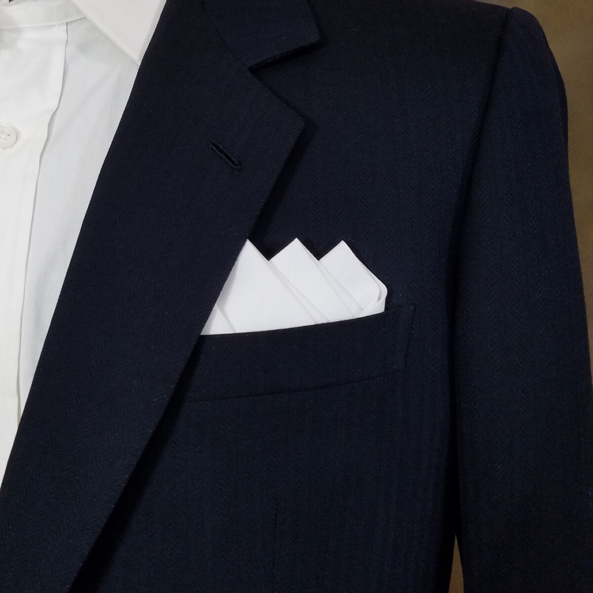 NEW – Men’s Cotton Pre-folded Pocket Square Handkerchief Insert – Reversible