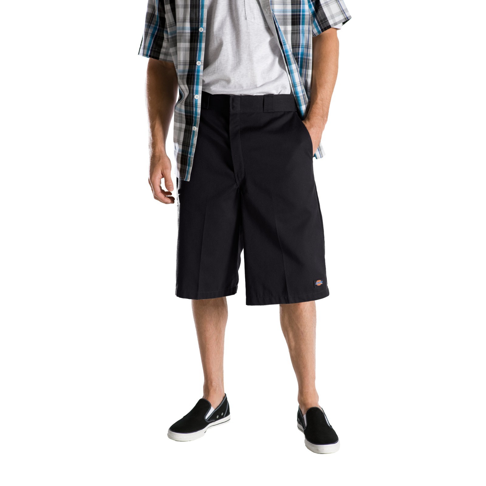 DICKIES Men 13″ SHORT Uniform School Work ALL COLORS CELL Phone Pocket 42283