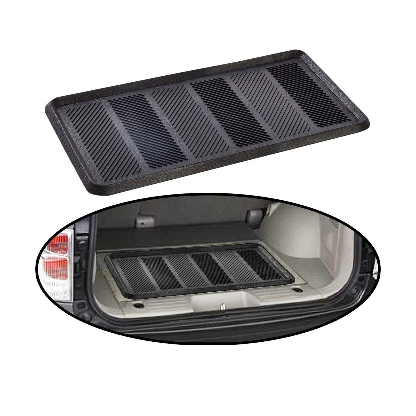 SafetyCare Rubber Shoe & Boot Tray – Multi-Purpose – 32 x 16 Inches – 2 Mats