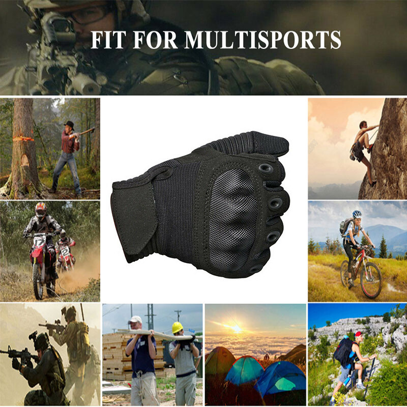 Tactical Gloves Touchscreen Police Combat Motorcycle Driving Training Work Gear