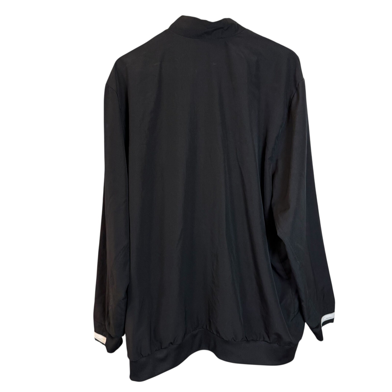 Adidas Jacket Men’s 2XL Aeroready Black Full Zip Windbreaker All Season DW6876
