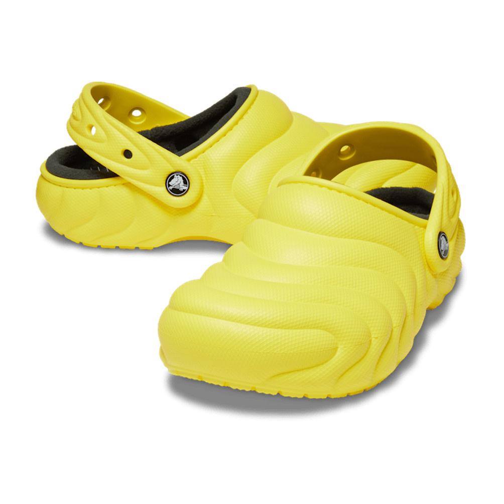 NEW CROCS Classic Lined Overpuff Clog 210059 Cyber Yellow UNISEX SIZE