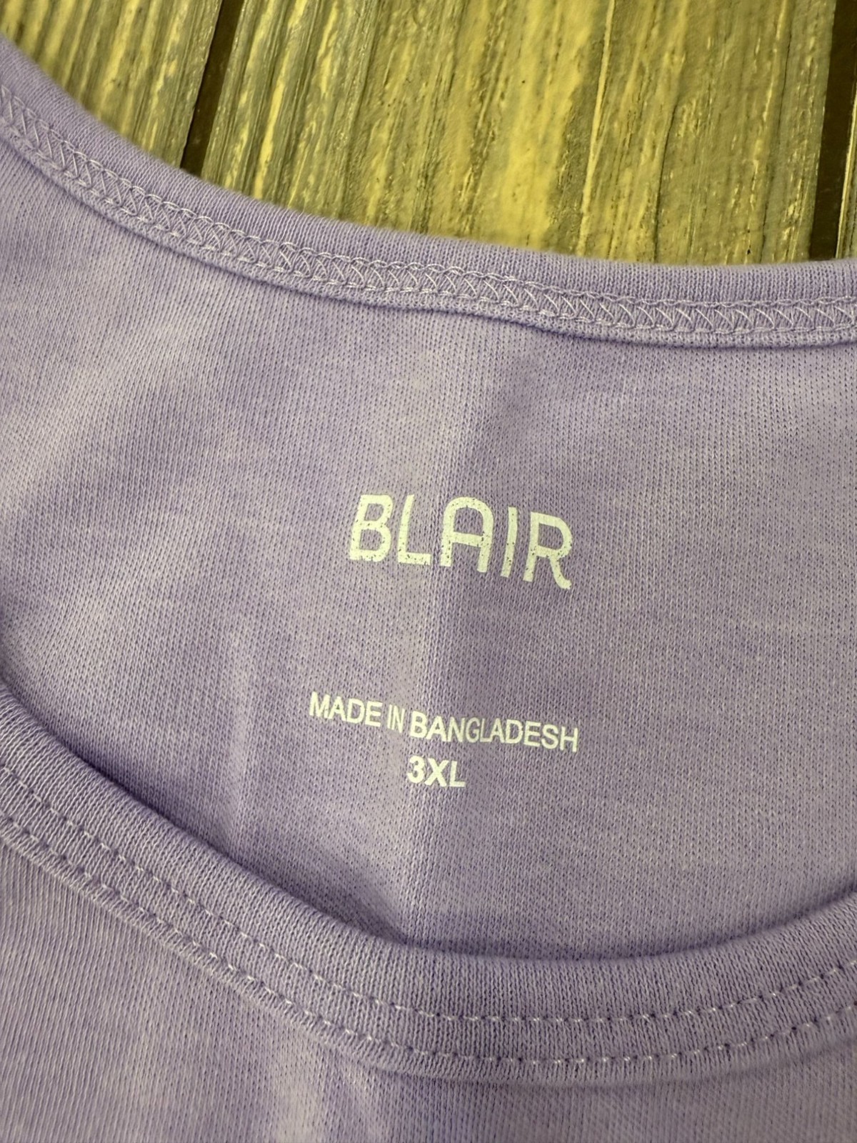 Blair Womens Tank Top 3XL Assorted Colors (Purple Red Brown) Cotton Sleeveless