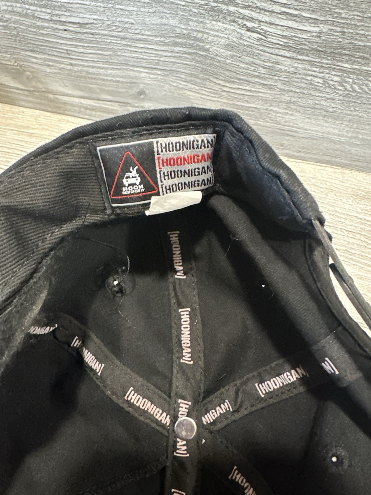 Hoonigan *Definition* Snapback Logo Black & White Hat * *See Details/Wear*
