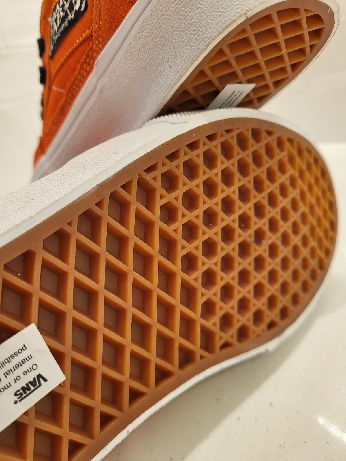 Vans Skate Half Cab Flame Orange Black Men’s size 9 Spitfire BAKER Anti Hero