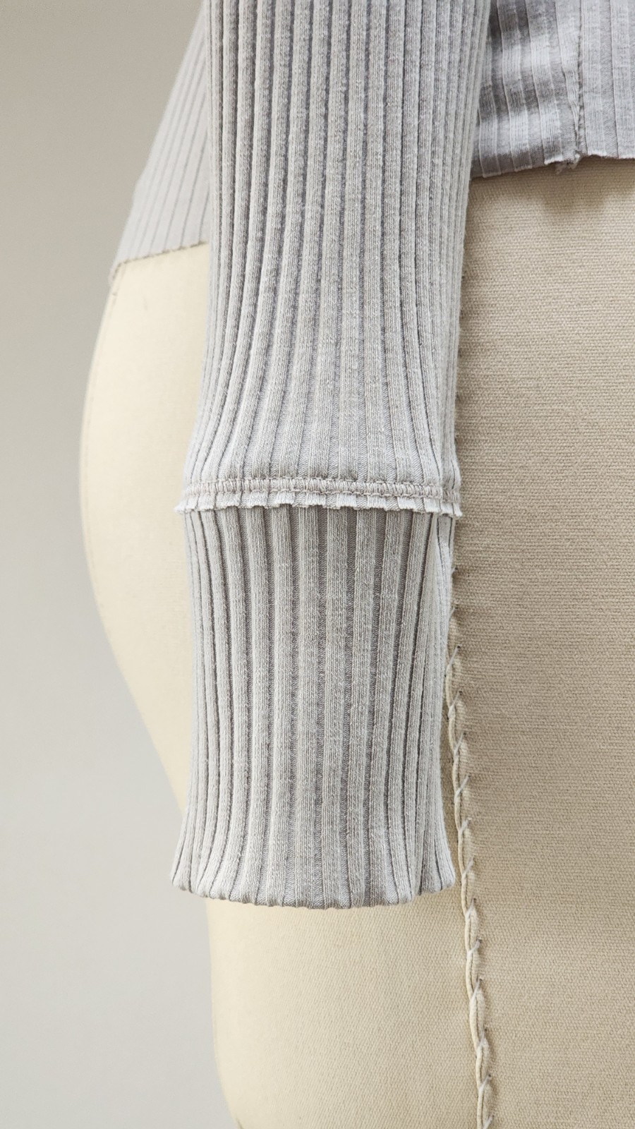 Aerie Love This Moment Ribbed Knit Longsleeve In S Xs Pt RN 54485 CA 03873