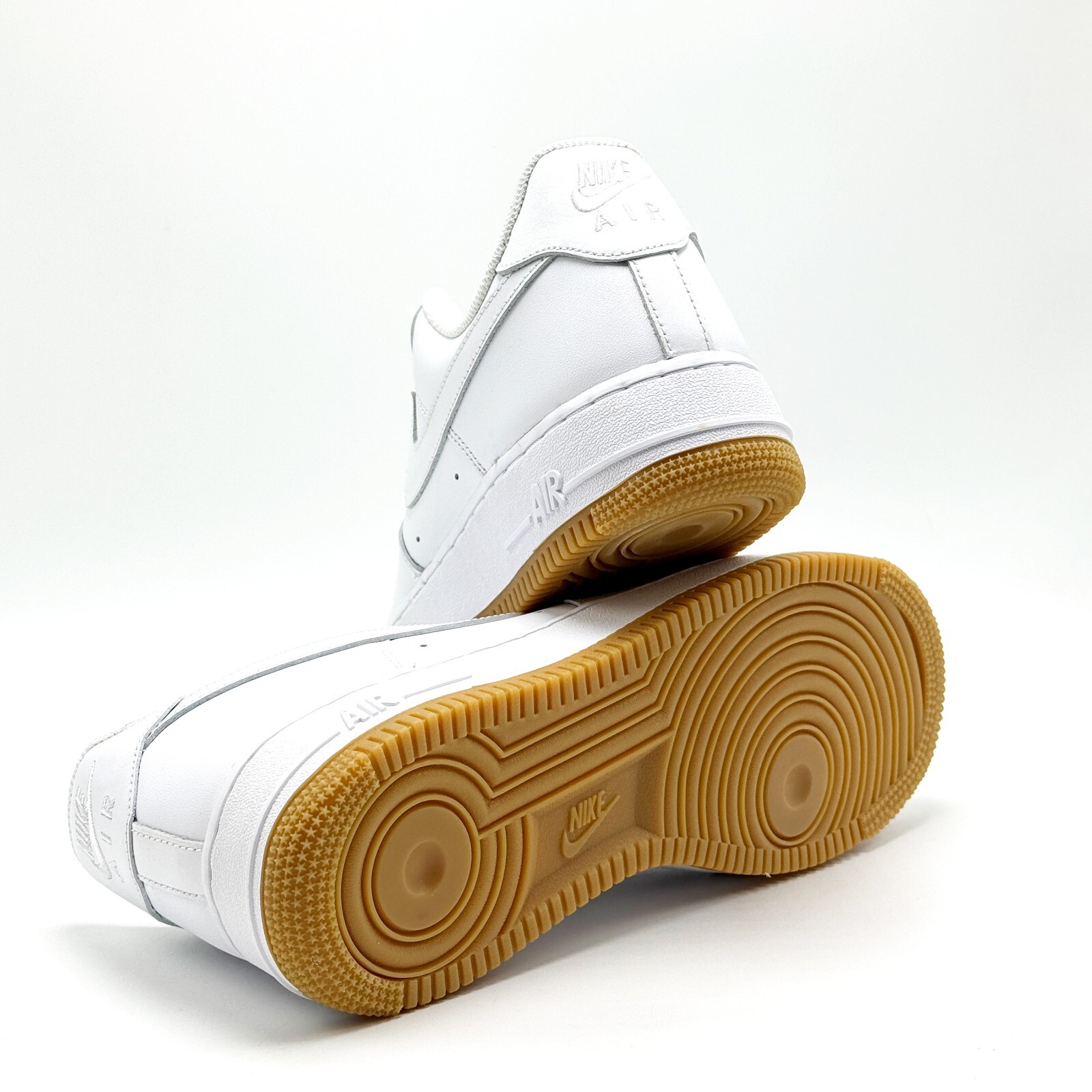 *NEW* MEN Nike Air Force 1 ’07 Low White / Gum Light Brown (DJ2739 100) 👍