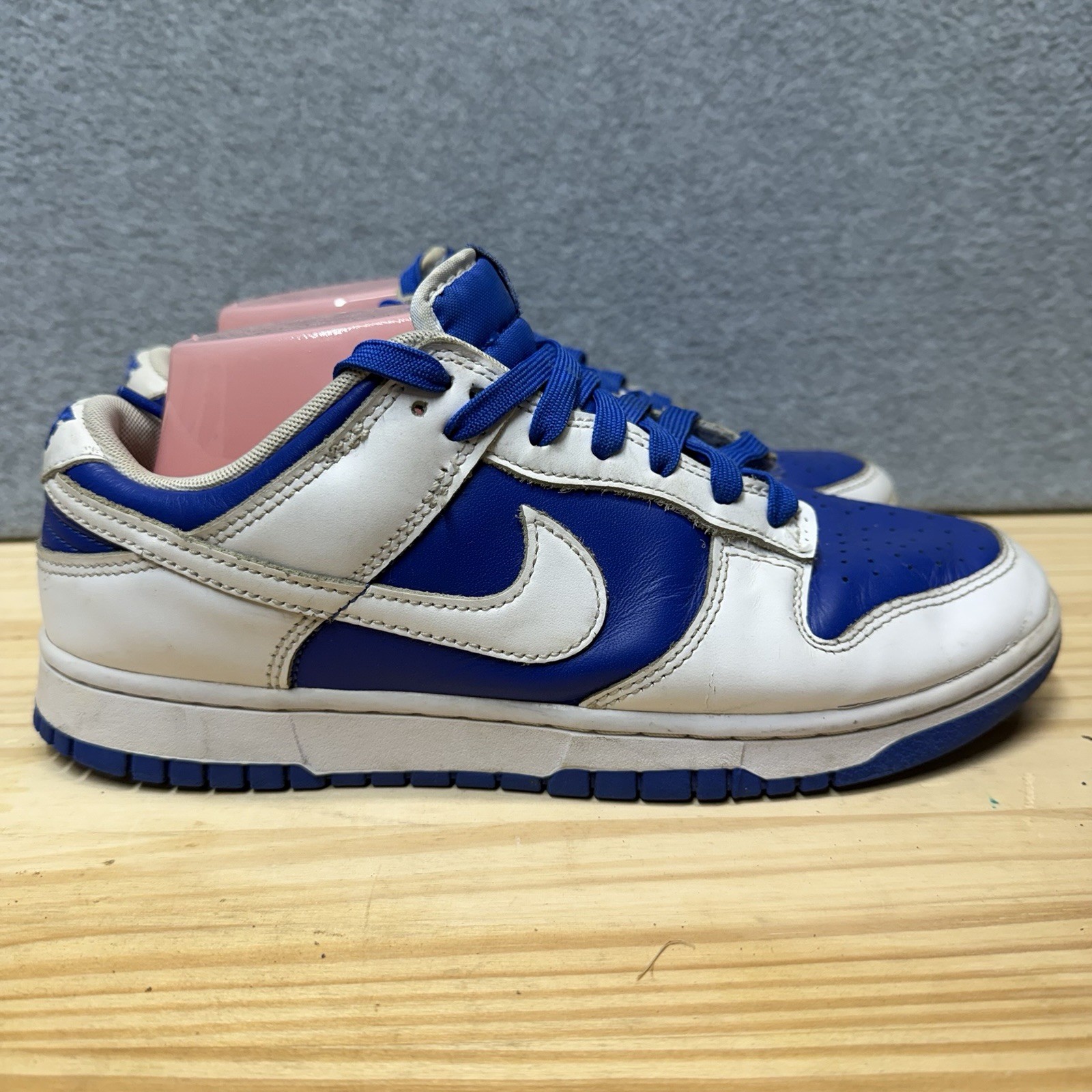 Nike Dunk Low Racer Blue White Sneakers Size 8 DD1391-401