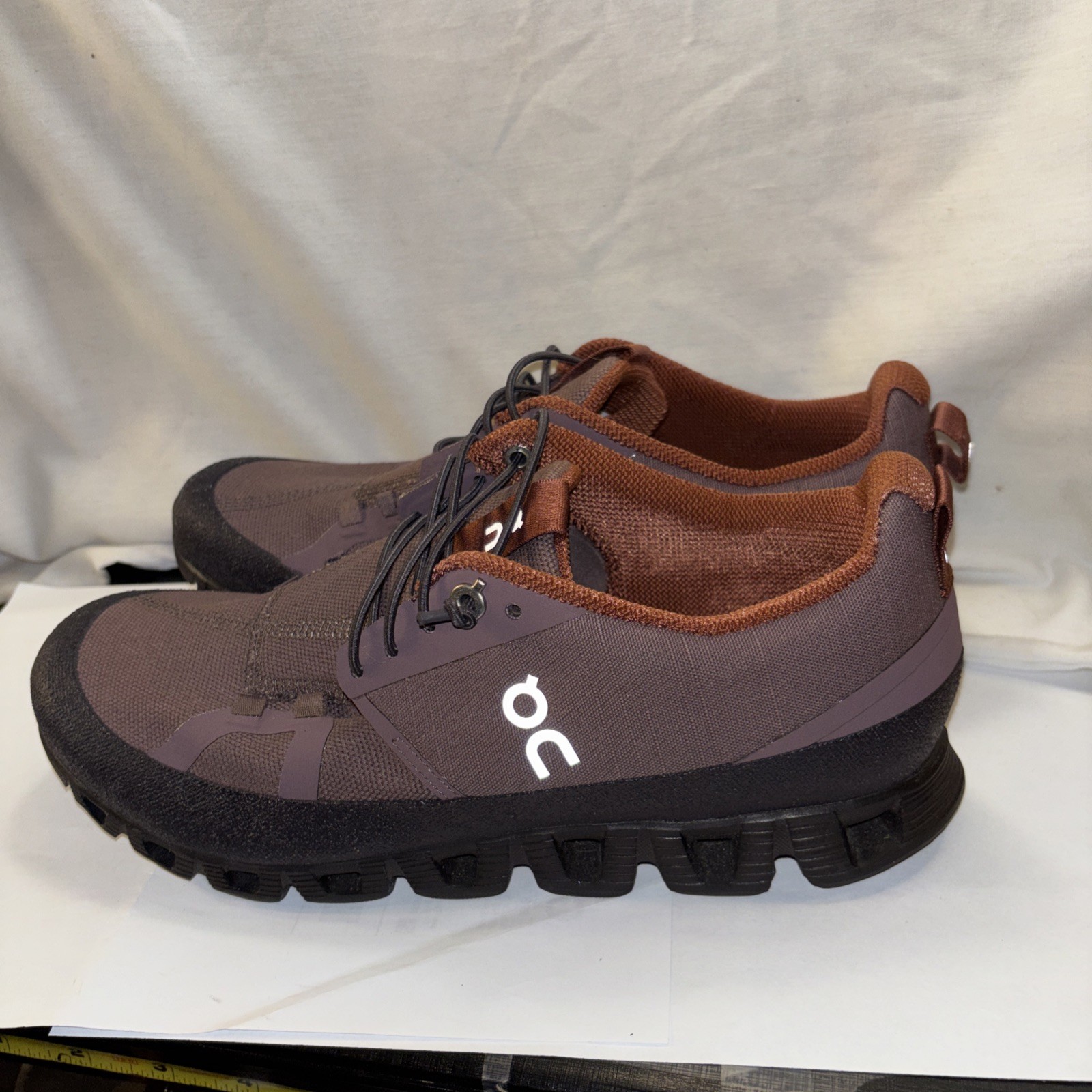 On Cloud Dip Running Shoe Sneaker Grape/Brown Pebble MonoChrome Women’s Sz 8.5W